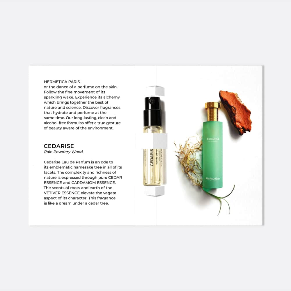 Hermetica Paris | Cedarise - Eau de Parfum Sample 1.5ml - Card